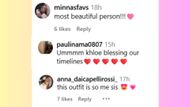 Fans' reactions (Image via Instagram/@khloekardashian)